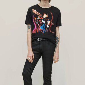 John Varvatos Mens' Judas Priest Raw Edge Graphic Tee Size XL